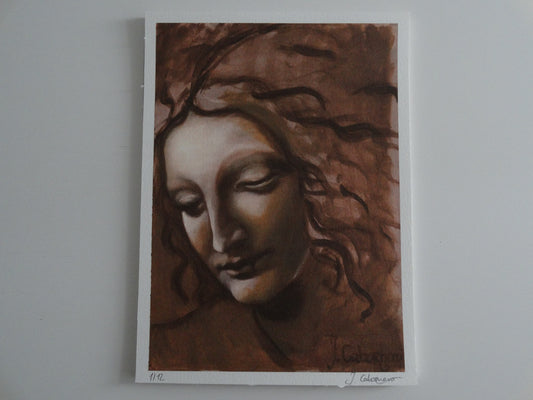 Limited Copies / Renaissance Study of Leonardo da Vinci - La Scapigliata